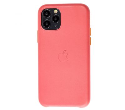 Чохол для iPhone 11 Pro Leather classic "peony pink"