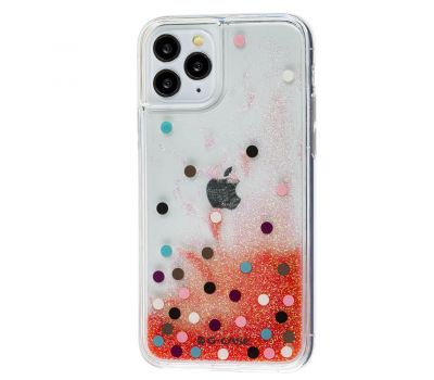Чохол для iPhone 11 Pro Gcase star whispen dot блискітки вода рожевий