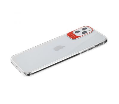 Чохолд для iPhone 11 Pro Epic clear прозорий/червоний 2412568