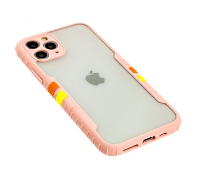 Чохол для iPhone 11 Pro Armor clear рожевий 2412257