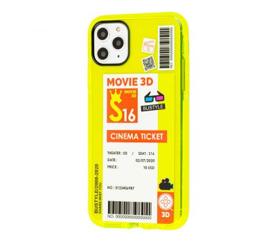 Чохол для iPhone 11 Pro Acid Yellow cinema ticket