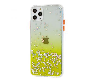 Чохол для iPhone 11 Pro Glitter Bling жовтий