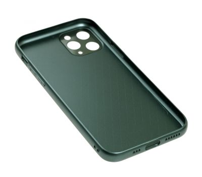 Чохол для iPhone 11 Pro glass LV зелений 2412707