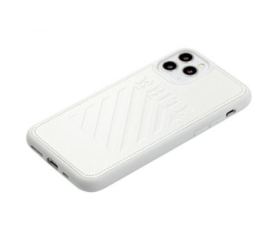 Чохол для iPhone 11 Pro off-white leather білий 2413255
