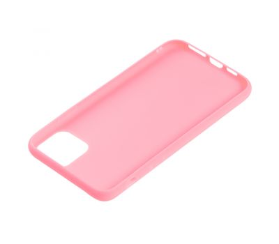 Чохол для iPhone 11 Pro off-white leather рожевий 2413262