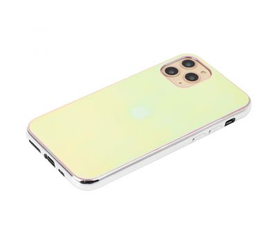Чохол для iPhone 11 Pro Rainbow glass з лого фіолетовий 2413339