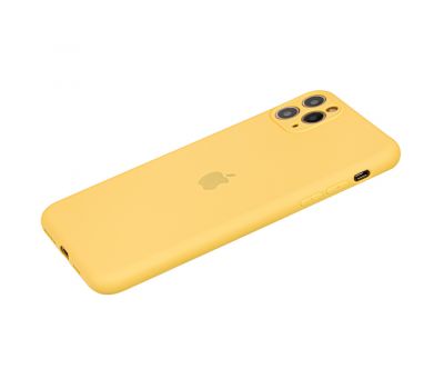 Чохол для iPhone 11 Pro Silicone Slim Full жовтий 2413513
