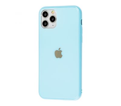 Чохол New glass для iPhone 11 Pro блакитний