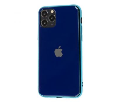 Чохол для iPhone 11 Pro Original glass синій