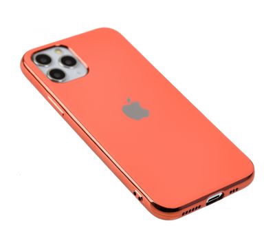 Чохол для iPhone 11 Pro Silicone case матовий (TPU) кораловий 2413435