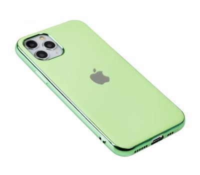 Чохол для iPhone 11 Pro Silicone case матовий (TPU) салатовий 2413444