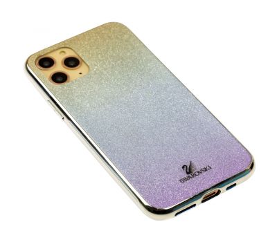 Чохол для iPhone 11 Pro Sw glass золотисто/сріблясто/рожевий 2413682