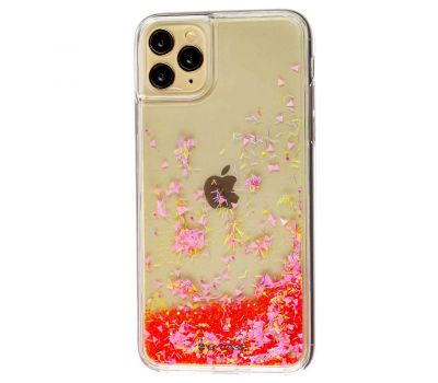 Чохол для iPhone 11 Pro Max Gcase star whispen блискітки вода рожевий