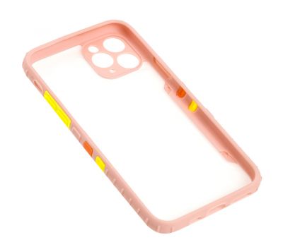 Чохол для iPhone 11 Pro Max Armor clear рожевий 2414618
