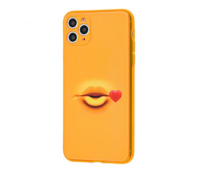 Чохол для iPhone 11 Pro Max Smile жовтий поцілунок