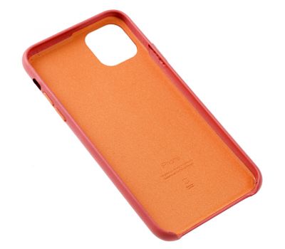 Чохол для iPhone 11 Pro Max Leather classic "peony pink" 2415242
