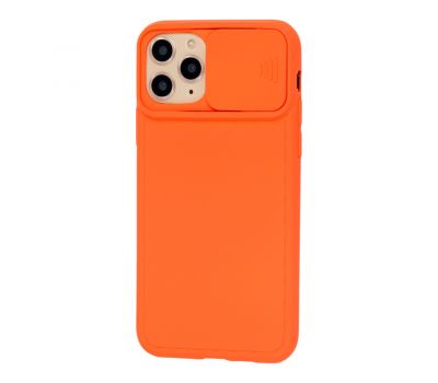 Чохол для iPhone 11 Pro Max Multi-Colored camera protect помаранчевий