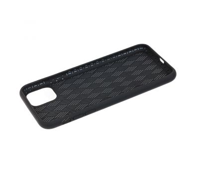 Чохол для iPhone 11 Pro Max Silicone Weaving чорний 2415785