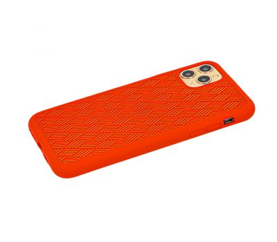 Чохол для iPhone 11 Pro Max Silicone Weaving червоний 2415775