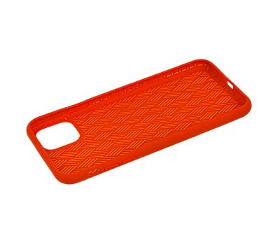 Чохол для iPhone 11 Pro Max Silicone Weaving червоний 2415776