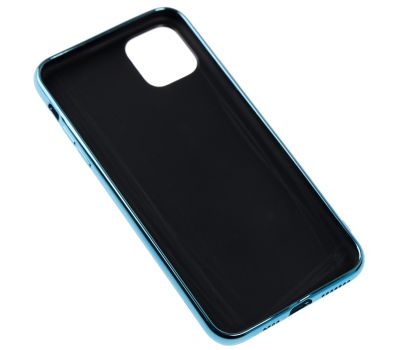 Чохол для iPhone 11 Pro Max Silicone case матовий (TPU) блакитний 2415688