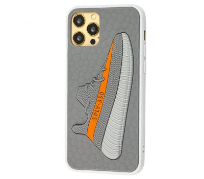 Чохол для iPhone 12 / 12 Pro Sneakers Brand yeezy 350 сірий