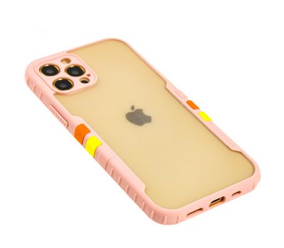 Чохол для iPhone 12 Pro Armor clear рожевий 2416642