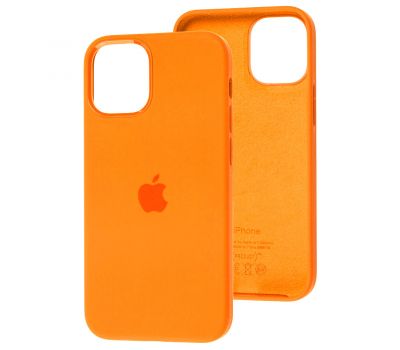Чохол для iPhone 12 mini Full Silicone case kumquat