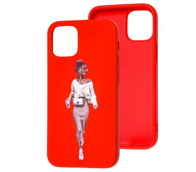 Чохол для iPhone 12 mini Art case червоний