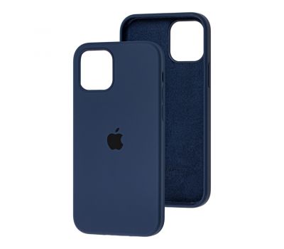 Чохол для iPhone 12 mini Silicone Full dark blue