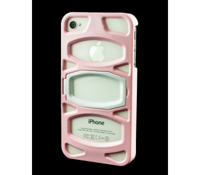 Накладка з підставкою для iPhone 4 iLuv Case рожевий