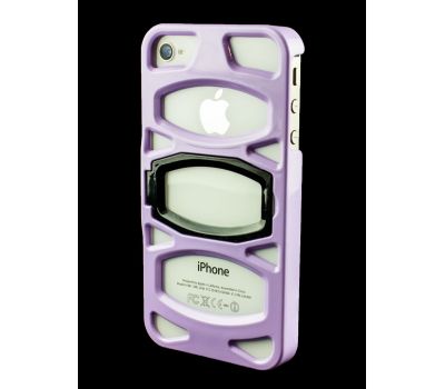 Накладка з підставкою для iPhone 4 iLuv Case фіолетовий