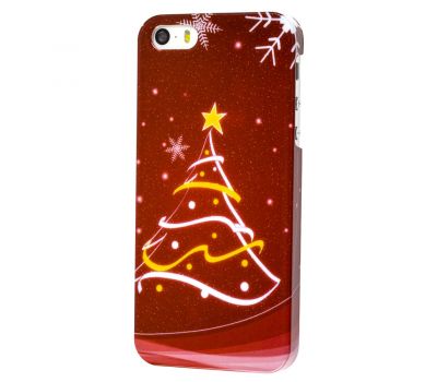 Чохол Merry Christmass для iPhone 5 ялинка