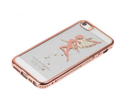 Чохол Kingxbar для iPhone 5 фея зі стразами рожеве золото 2417719