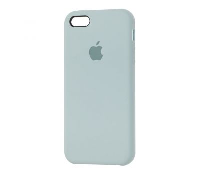 Чохол Silicone для iPhone 5 case блідо-бірюзовий