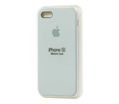 Чохол Silicone для iPhone 5 case блідо-бірюзовий 2417611