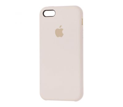 Чохол silicone case для iPhone 5 молочний