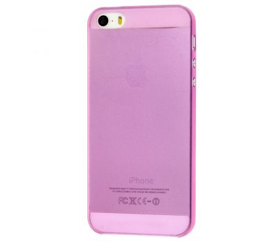 Чохол Fonemax для iPhone 5 ультратонкий рожевий