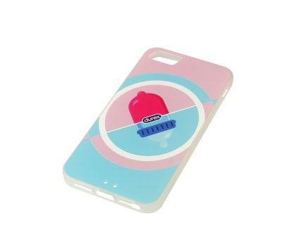 Чохол durex для iPhone 5 рожево-блакитний 2418158