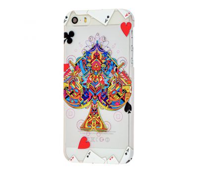 Накладка для iPhone 5 Poker Soft Touch карти