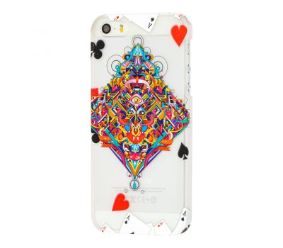 Чохол для iPhone 5 Poker матове покриття карта 2418031