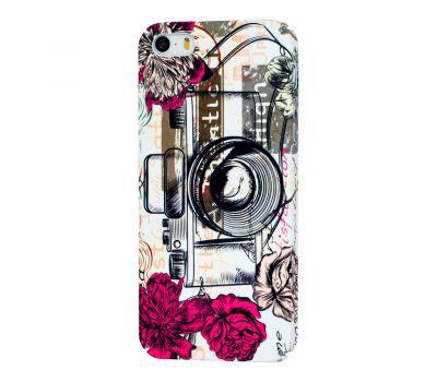 Чохол для iPhone 5 Vodex фотоапарат та квіти