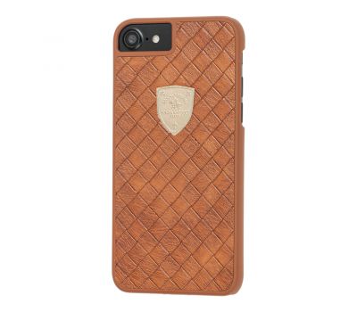 Чохол Polo для iPhone 7 / 8 Fyrste collection еко-шкіра коричневий
