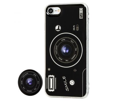 Чохол Photo Popsocket для iPhone 7/8 з попсокетом чорний