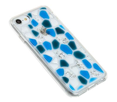 Чохол Colour для iPhone 6 / 7 / 8 stones синій 2422807