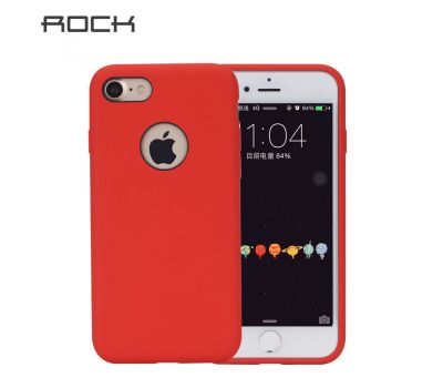 TPU чохол Rock Silicon Touch Series для iPhone 7 червоний / Red