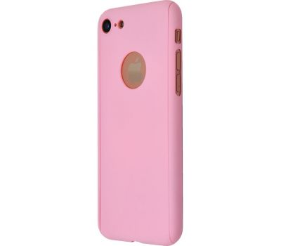 Накладка для iPhone 7 Voero 360 protect case (PC+Soft Touch) рожева