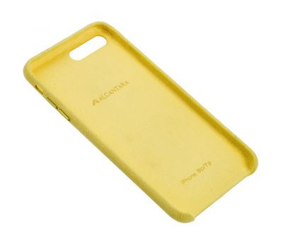 Чохол Alcantara для iPhone 7 Plus / 8 Plus leather жовтий 2422902