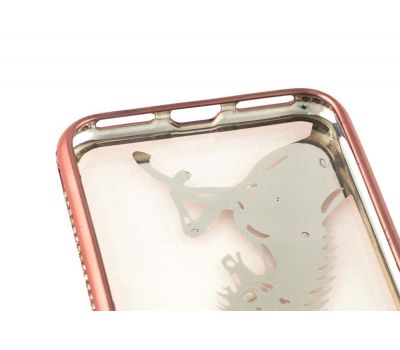 Чохол для iPhone 7 Kingxbar Diamond Єдиноріг рожевий 2422397