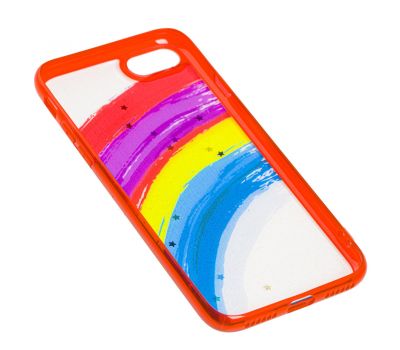 Чохол для iPhone 7 / 8 / Se 20 Colorful Rainbow червоний 2422167